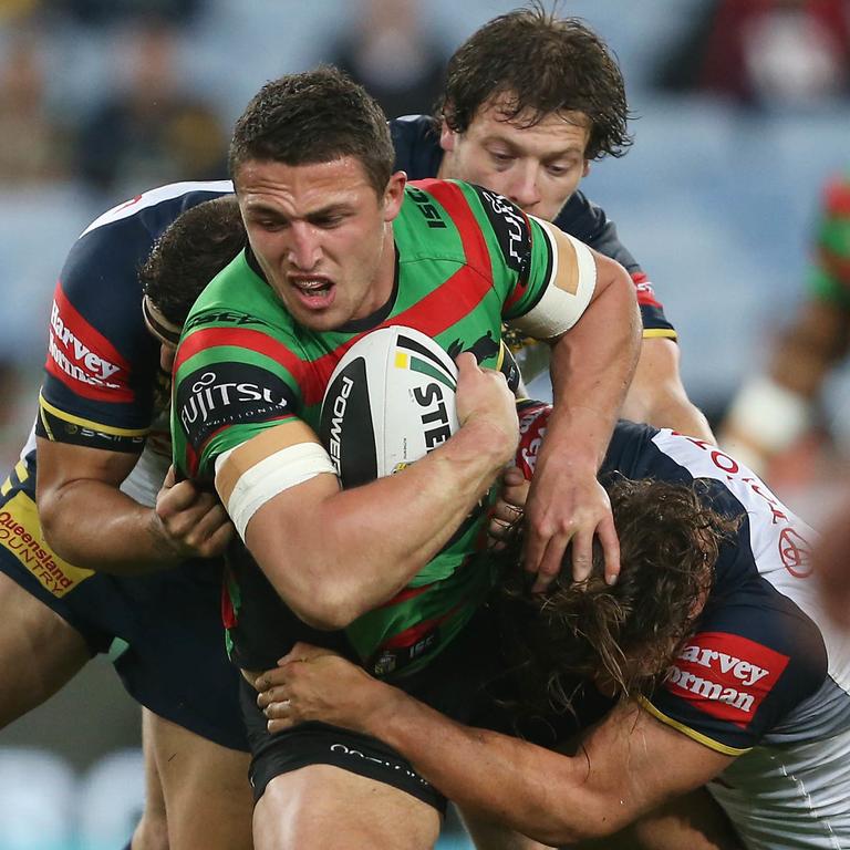 Sam Burgess was a force of nature throughout the 2014 season. Picture: AAP Image/Action Photographics, Robb Cox