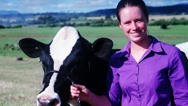 Circular Head Show Lisa Thompson Tasmanias champion junior dairy cattle handler and cow