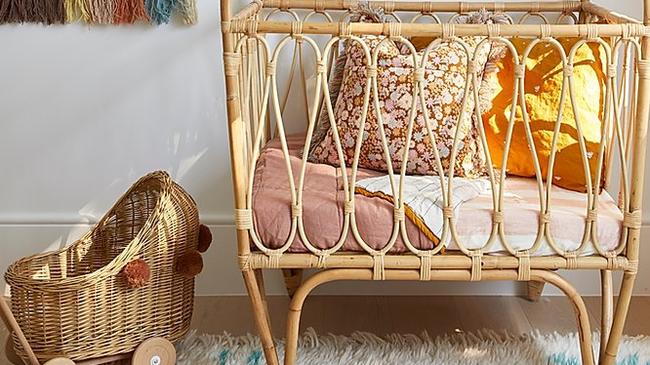 A Luca and Co ‘Eden’ bassinet.