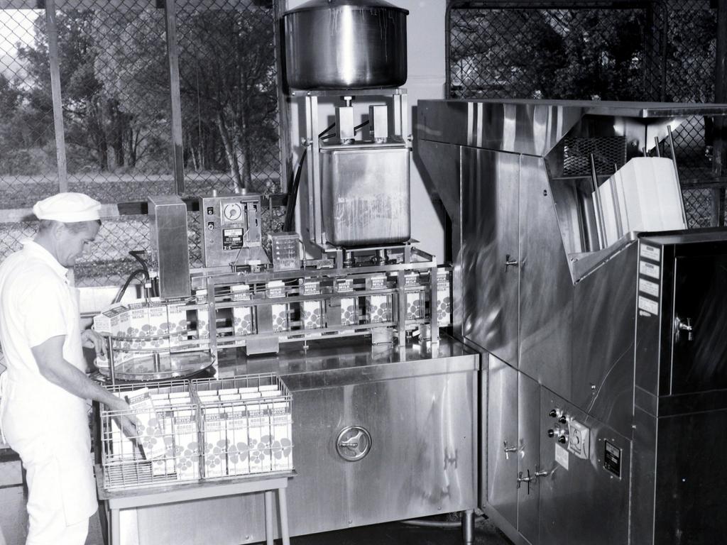 Historic: Norco Norco milk production, South Lismore, circa 1963. Photo The Northern Star Archives