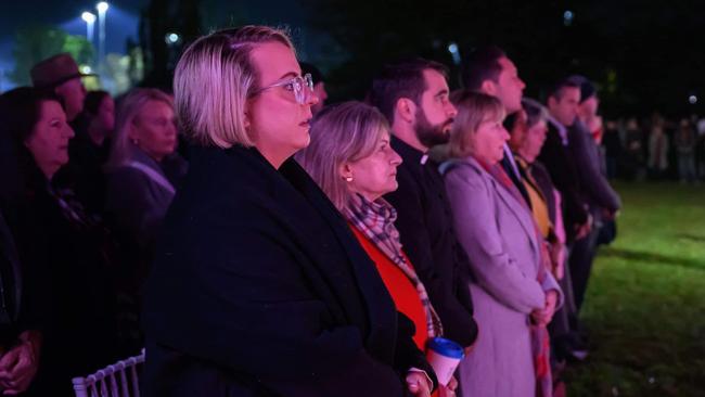 Ms Cagney was among thousands who attended Camden Bicentennial Equestrian Park Memorial. Picture: Facebook