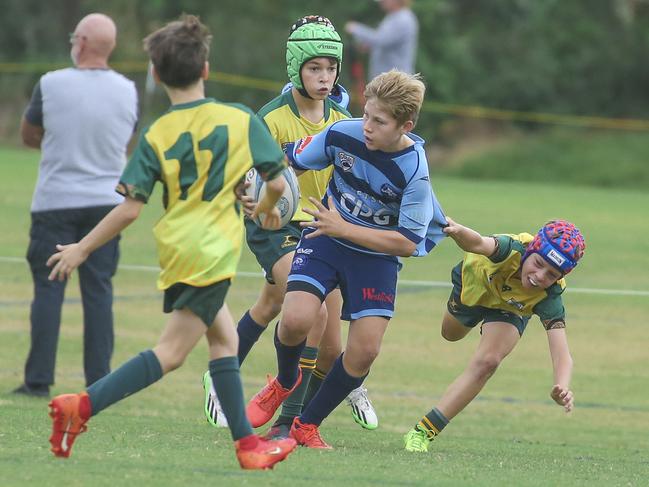 Hellensvale V Surfers U/12Ãs in GCDRU Juniors round 3 at Helensvale.Picture: Glenn Campbell