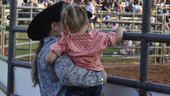 Fans of all ages couldn’t get enough of the action. Picture: Darcy Jennings.