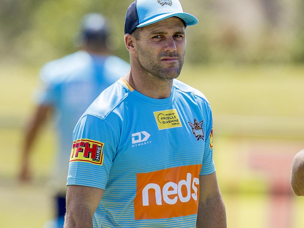 Michael Gordon at Gold Coast Titans training.