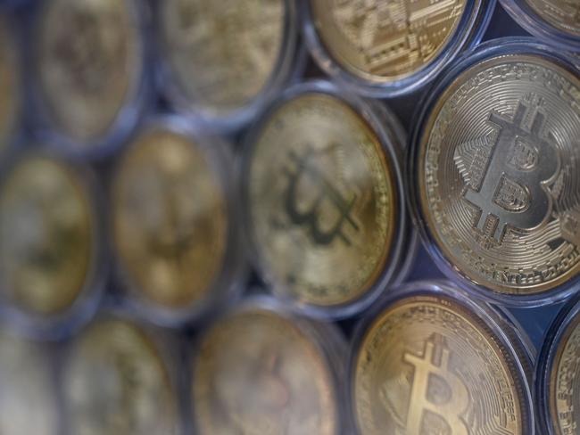 Bitcoin took another step closer to mainstream investing with the launch of a new security on Wall Street tied to futures of the cryptocurrency. Picture: AFP