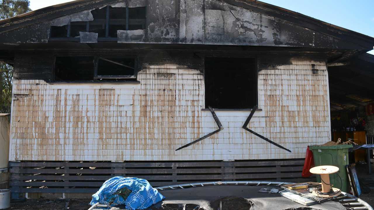 Hill Street House Fire, Gatton. Picture: Meg Bolton