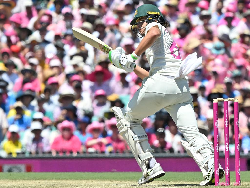 The teenager is hopeful he will have a role to play when the Ashes roll around late this year. Picture: Saeed Khan/AFP