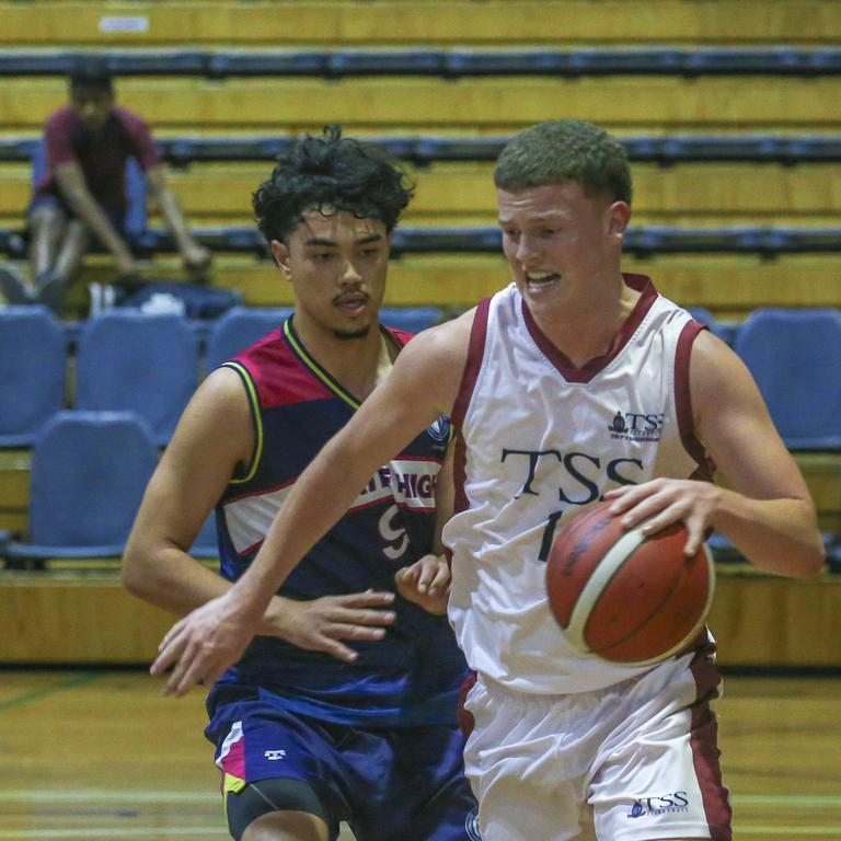 GPS basketball The Southport School v Brisbane State High School at TSS. Picture: Glenn Campbell