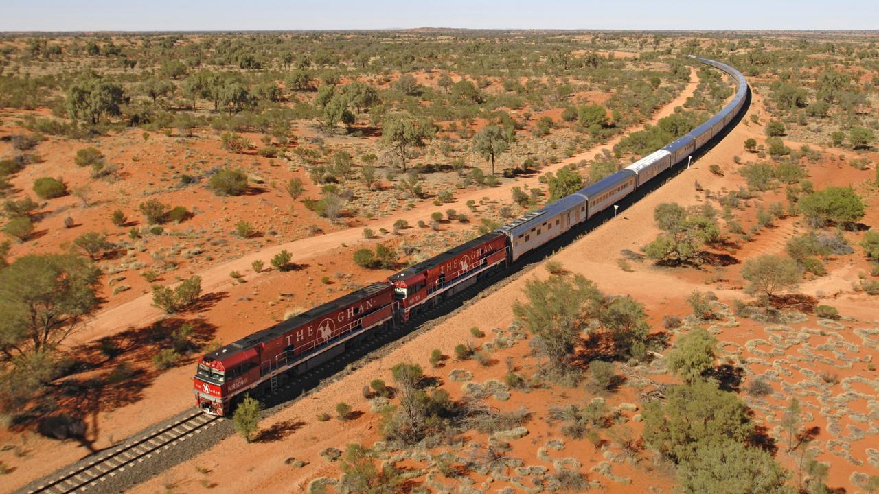 Truck crashes into The Ghan near Alice Springs