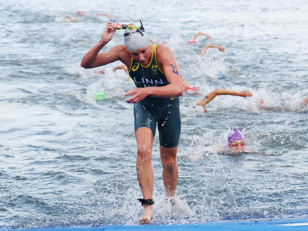 What do you make of the River Seine being used in the Olympics? Picture: Getty Images