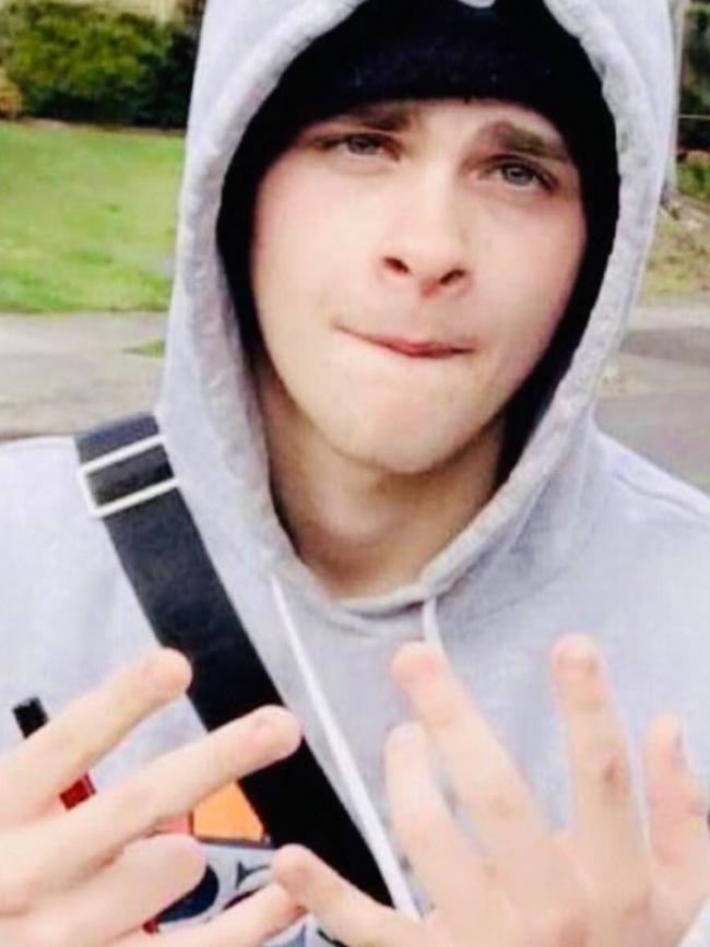 Declan Cutler, 16, was allegedly pursued through the streets and set upon.