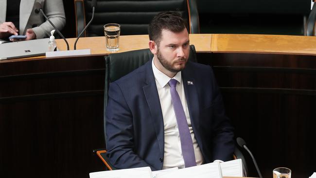 Minister Felix Ellis. Question time in the Tasmanian parliament. Picture: Nikki Davis-Jones