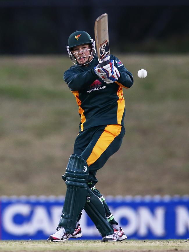 Tim Paine at the crease.