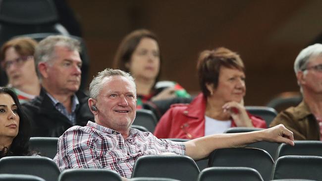 Stephen Dank in the crowd during the South Sydney Rabbitohs v Brisbane Broncos at ANZ Stadium. Picture. Phil Hillyard