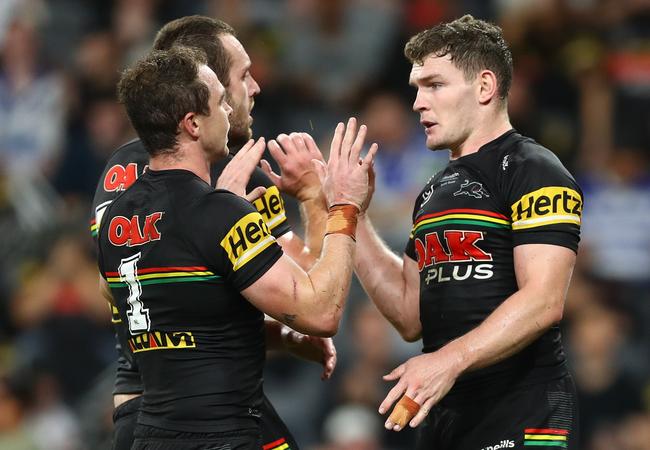 Liam Martin celebrates a try (Photo by Mark Metcalfe/Getty Images)