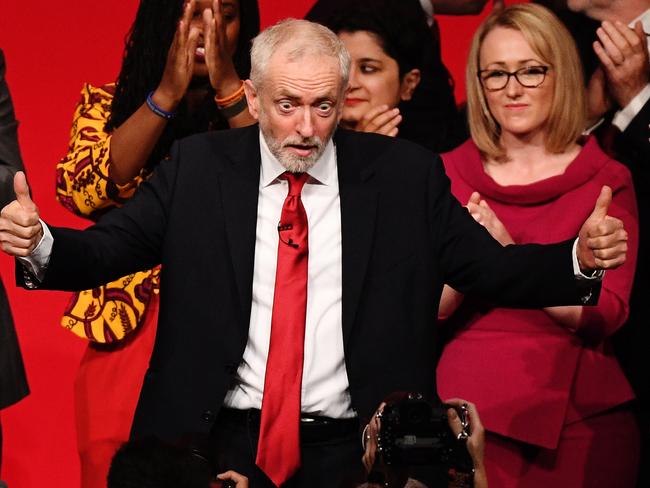 ‘Like it or not, Corbyn has to be the temporary PM.’ Not quite a rining endorsement for the Labour leader. Picture: Getty