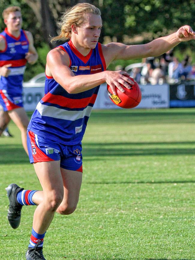 Brad Bernacki starred in his return to Gisborne on Saturday. Picture: Aaron Cook (must credit)