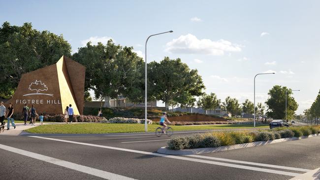 An artist’s impression of how Figtree Hill, which is currently under construction will look. Picture: supplied