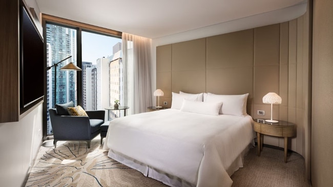 Heavenly Bed at The Westin in Brisbane.