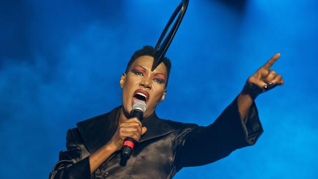 Thanks, but no thanks: Graham Norton’s dad declined the chance to meet Grace Jones. Picture: Joseph Okpako / WireImage