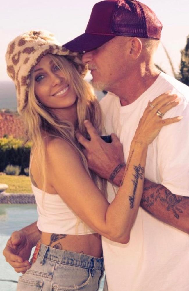 Tish Cyrus and Dominic Purcell went Instagram-official in November 2022.