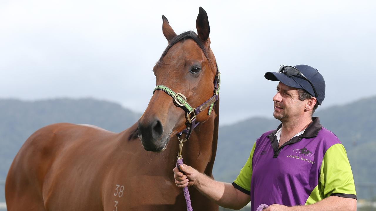 Cairns trainer Scott Cooper is hopeful of Our Chiquilla's chances in the Cairns Newmarket Handicap, after the 8 year old mare won 3 of her past 4 starts. PICTURE: Brendan Radke