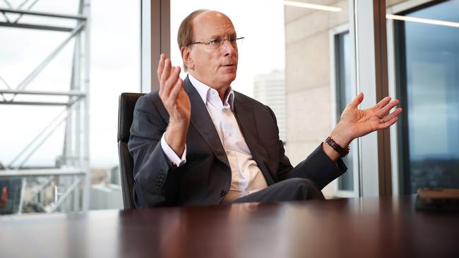 20/2/25: BlackRock CEO Larry Fink is the most influential name on Wall Street. He heads up the asset manager BlackRock which has more than $US10 trillion under management that counts an influential stake in most large companies, including in Australia. He is in Sydney meeting BlackRock clients, including the Future Fund and AustralianSuper.