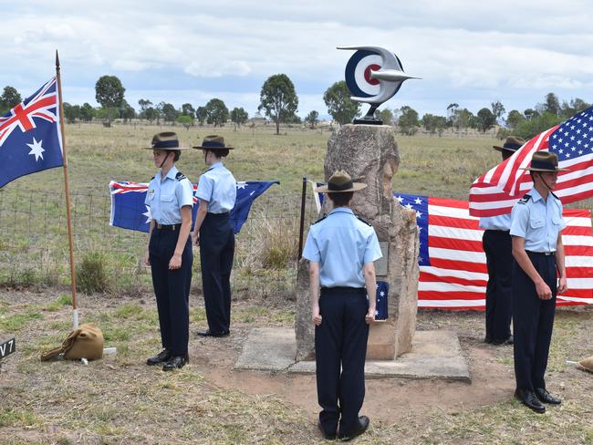 A contingent from the 205th Squadron cadets were present at the ceremony, and make up the Catafalque Party