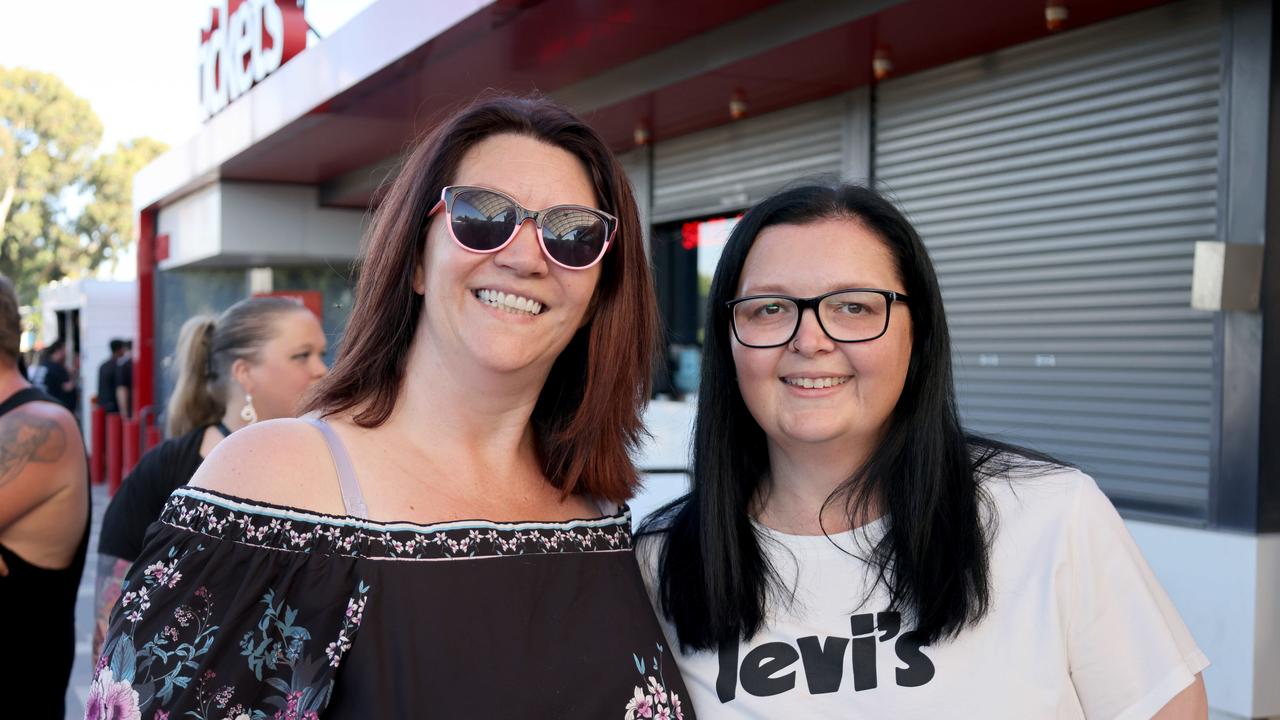 Blink 182 fans at the Adelaide Entertainment centre. Picture: Kelly Barnes