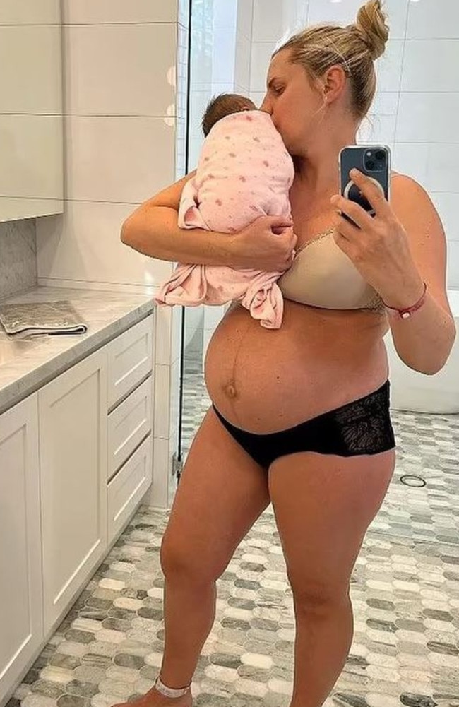 She had her second child, Vada, in 2022. Picture: Instagram