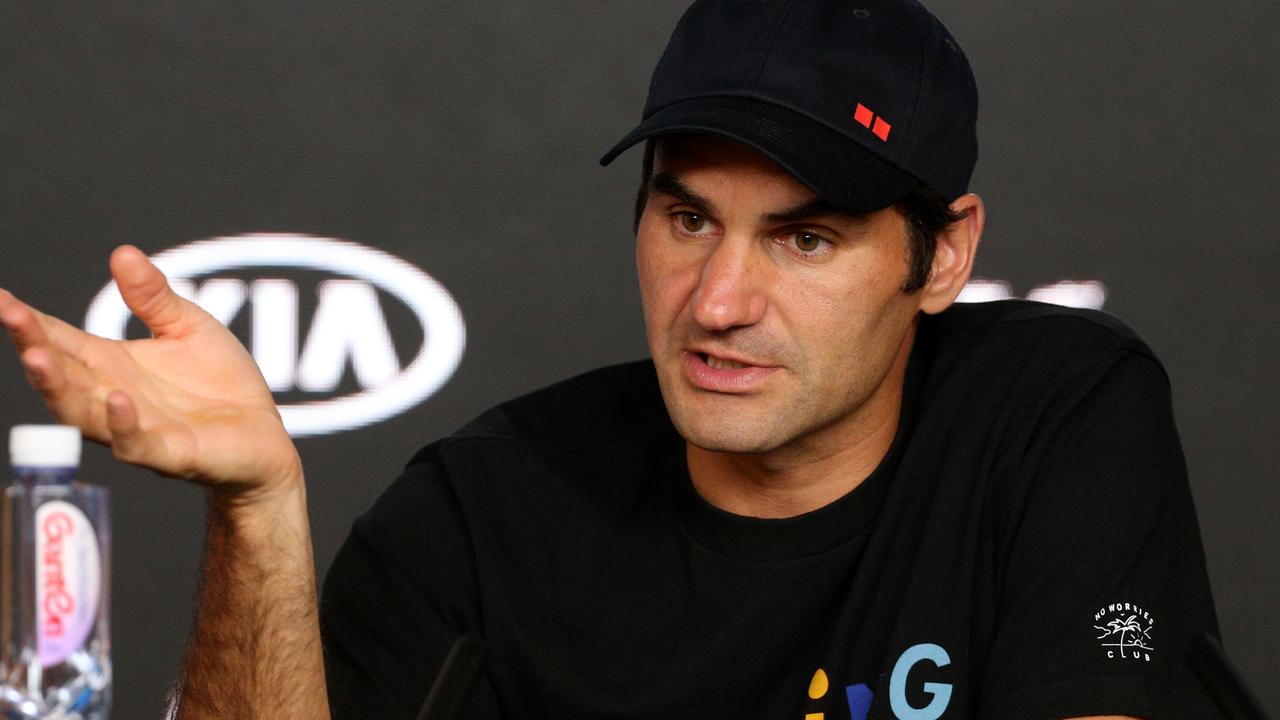 Roger Federer addressed the elephant in the room.