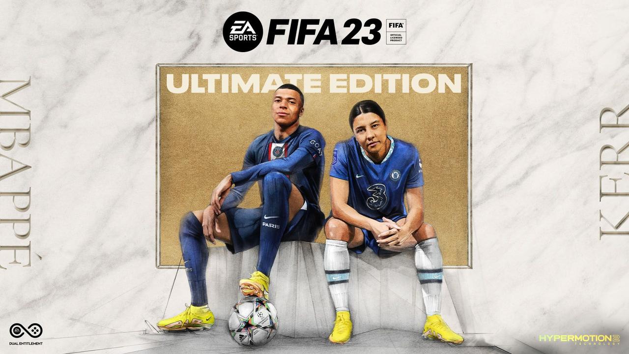 FIFA 23’s Ultimate Edition cover image. (Supplied: EA)