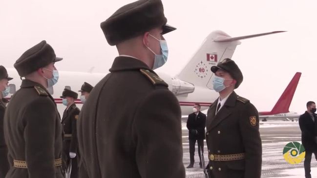 Canadian Defense Minister Arrives in Kyiv