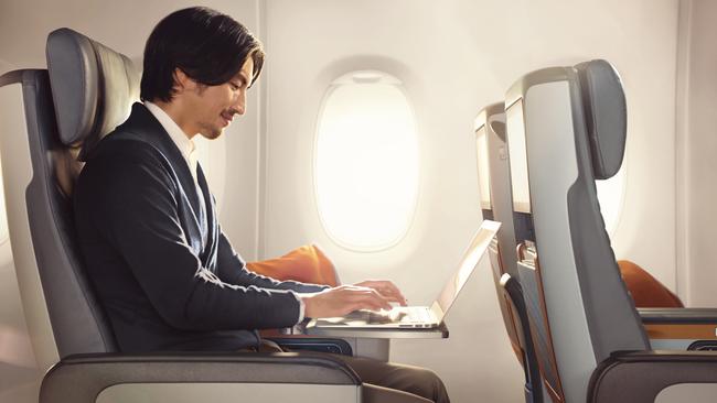 More legroom on Singapore Airlines Premium Economy.