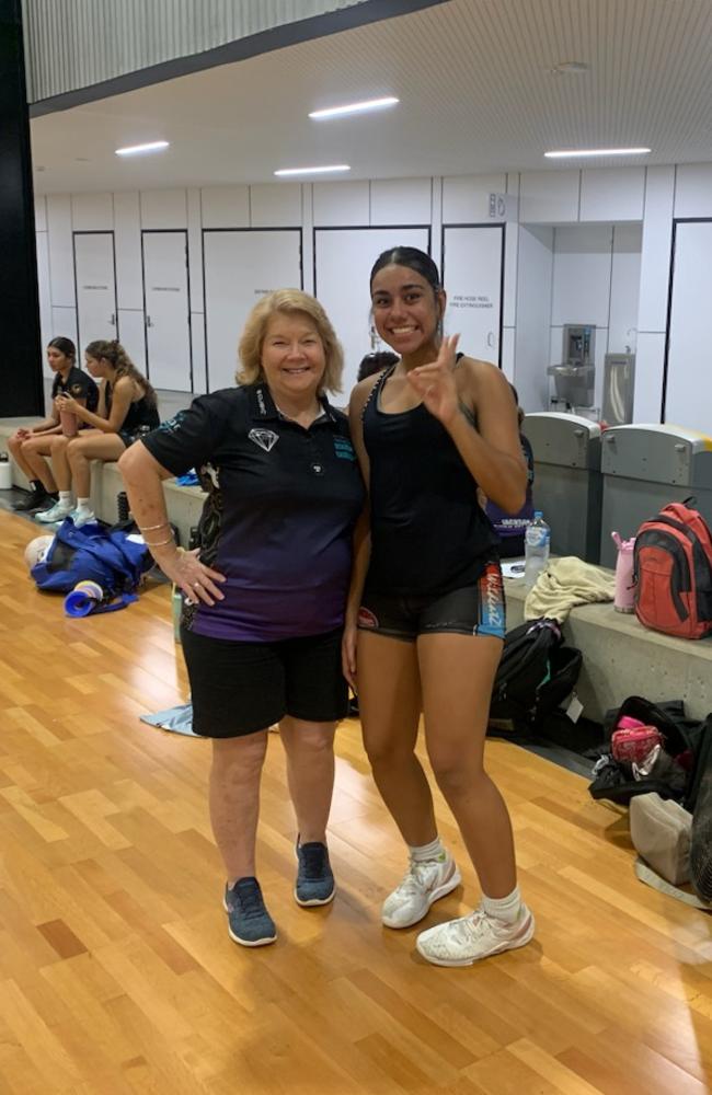 First Nations Academy of Excellence netballer Mia Solomona. Picture: Supplied.