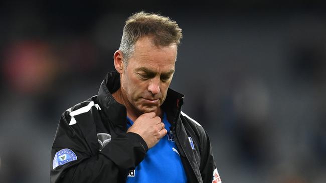 Alastair Clarkson has had a tough time of it. Photo by Quinn Rooney/Getty Images