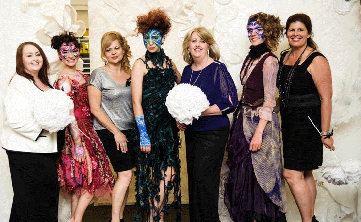 Organisers of the Emerge Fashion Extravaganza (from left) Kim Stokes, Antonia Svenson, Carolyn Taylor-Smith, Tandia Wood, Jo Hobbs, Nicchia Wippell and Amanda Adams.