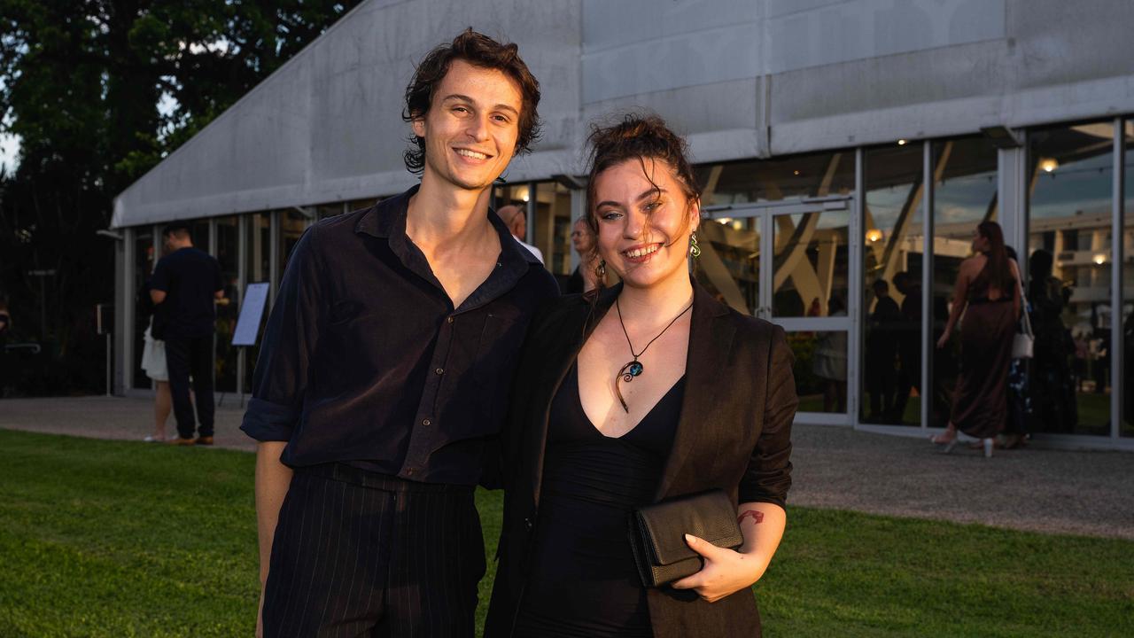 Kosta Hatzi &amp; Iona Francis at the NT Young Achiever Awards. Picture: Pema Tamang Pakhrin