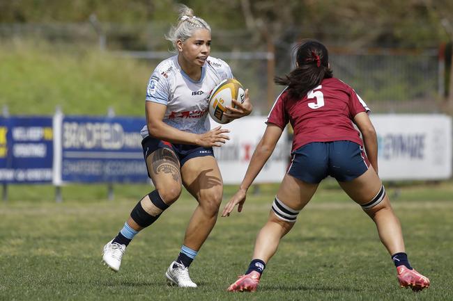 Damita Betham. Next Gen 7s Rd 1 NSW v QLD at Forshaw Rugby Park,, Sylvania Waters – Saturday 5th October 2024. Picture credit: Karen Watson.