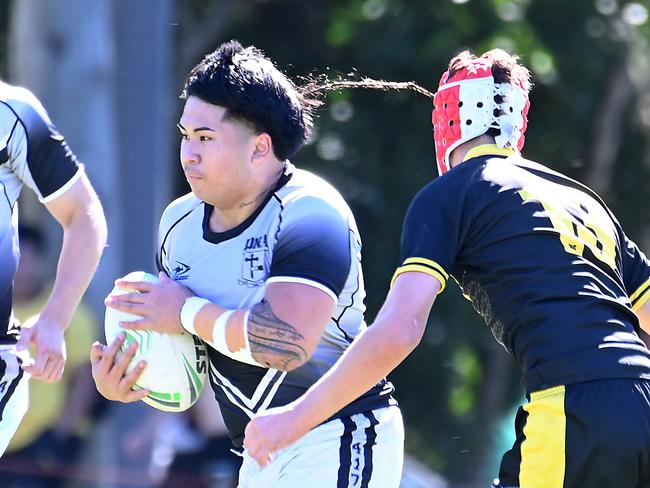 AIC First XIII rugby league game Iona v St Laurence's CollegeSaturday July 20, 2024. Picture, John Gass