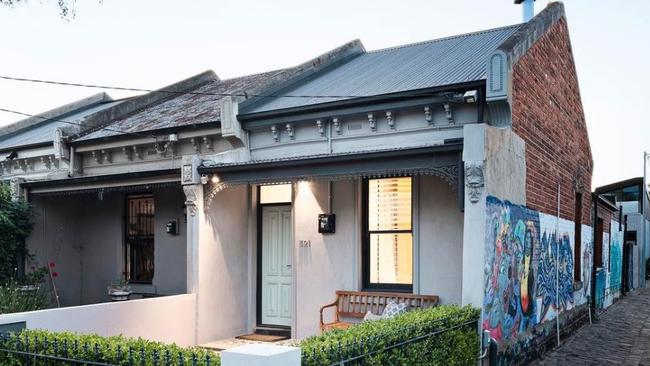 The pair are now selling the Fitzroy home they barely lived in. Picture: Supplied,