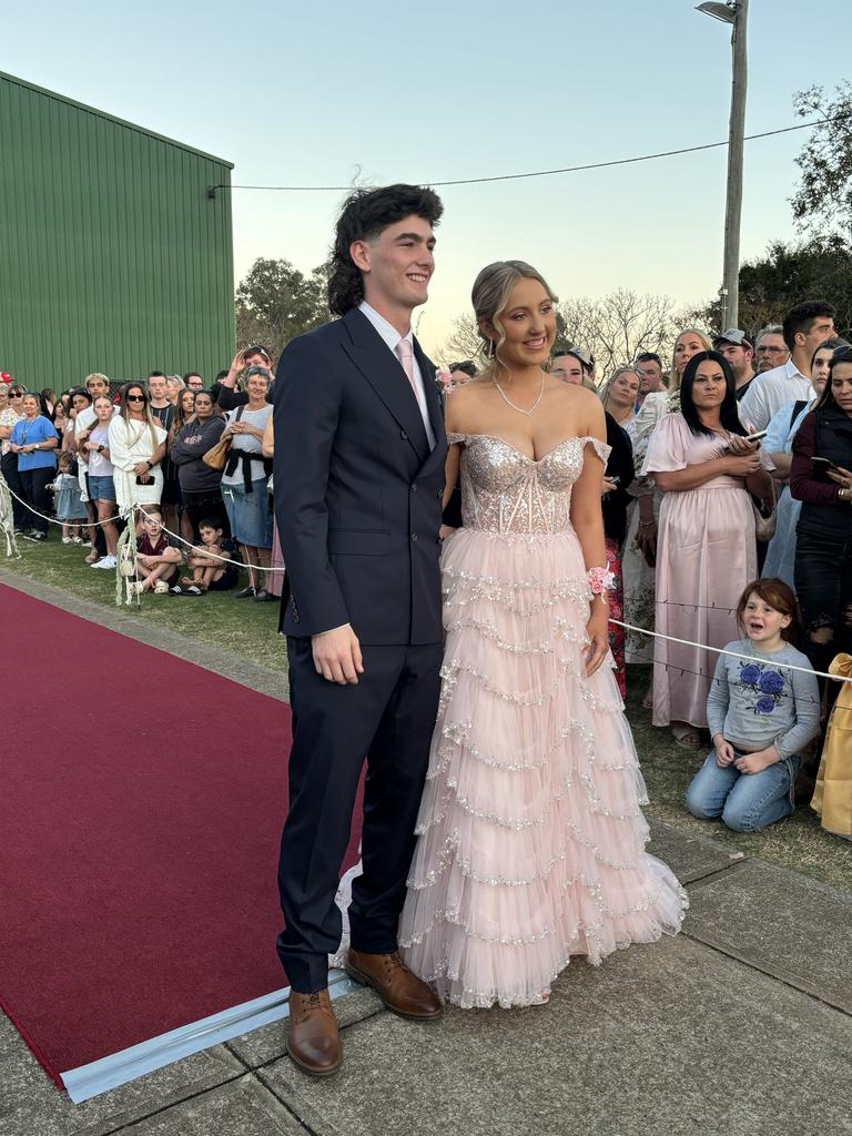 The students of Nanango State High School celebrating their formal.