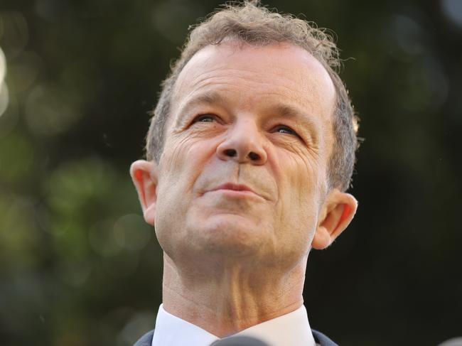 SYDNEY, AUSTRALIA - NewsWire Photos. August 19 2024. NSW Liberal Party leader Mark Speakman gives a press conference at Parliament of NSW. Picture: NewsWire / Max Mason-Hubers