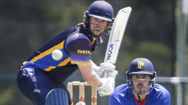 Ringwood captain David King will play his 250th First XI match this weekend. Picture: Valeriu Campan