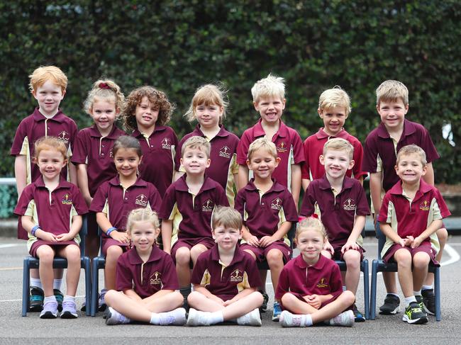 Kindy class KK pictured at Holy Cross, Kincumber. Picture: Sue Graham
