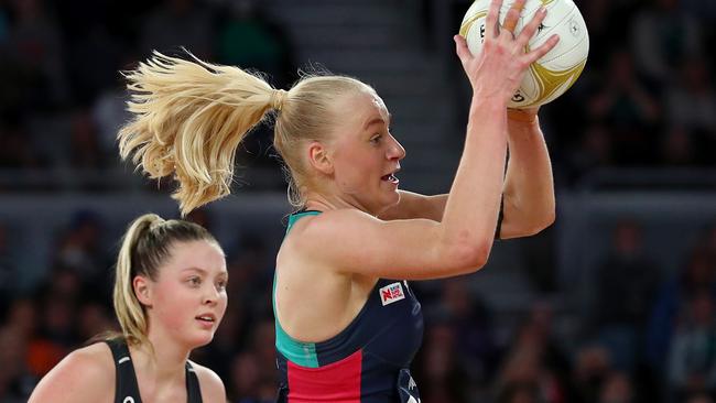 Jo Weston, in action during the preliminary final, said last year was a difficult one for the team. Picture: Getty Images