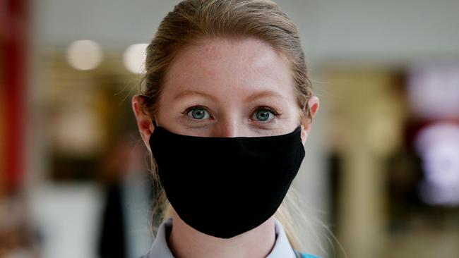 Face masks must now be worn in every hospital in the Greater Brisbane region. Picture: Lisa Maree Williams