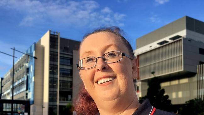 Murder Suicide victim Teresa Bradford pictured in her Griffith University nursing uniform - Picture Supplied