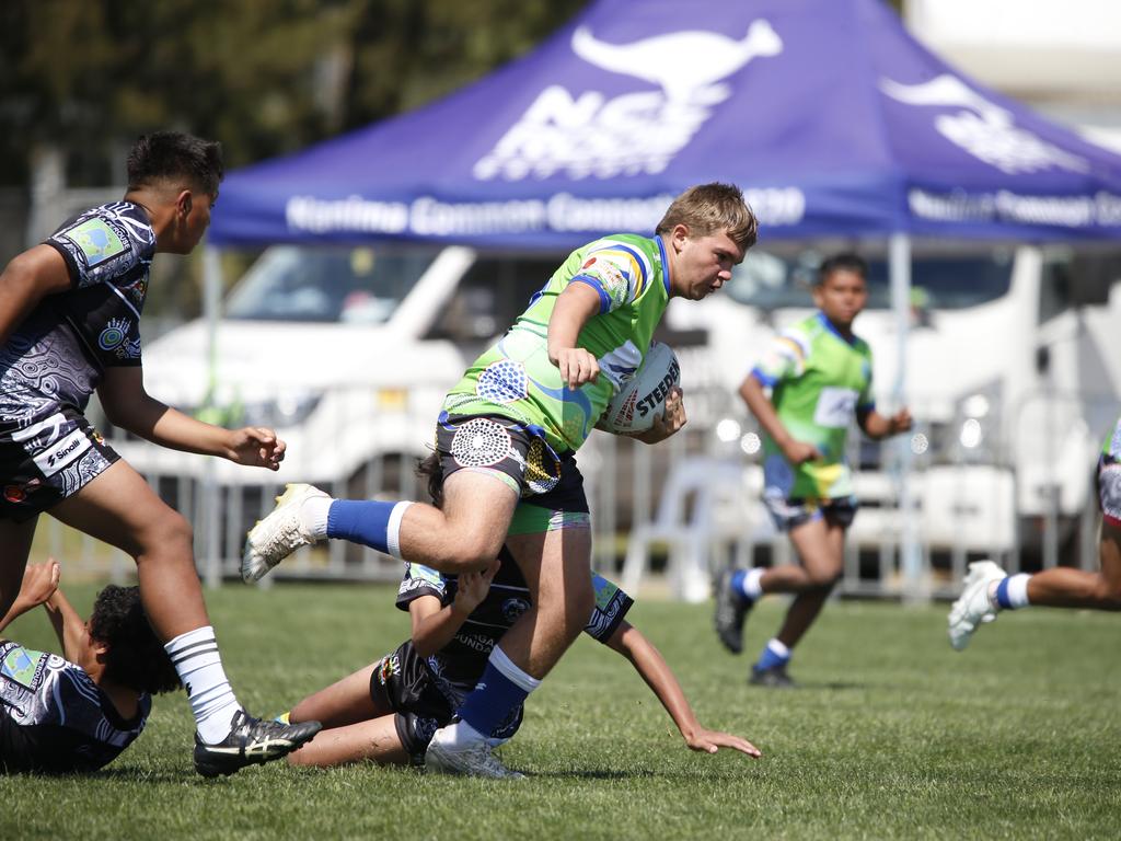 Koori Knockout - Day 4 Boys 13s GF La Perouse Panthers v Queanbeyan Kanberri Connection Monday, 7 October 2024 Hereford St, Bathurst NSW 2795, Australia, Picture Warren Gannon Photography