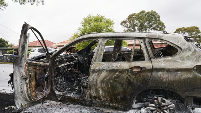 The car had been stolen from Unley overnight. Picture: Matt Loxton